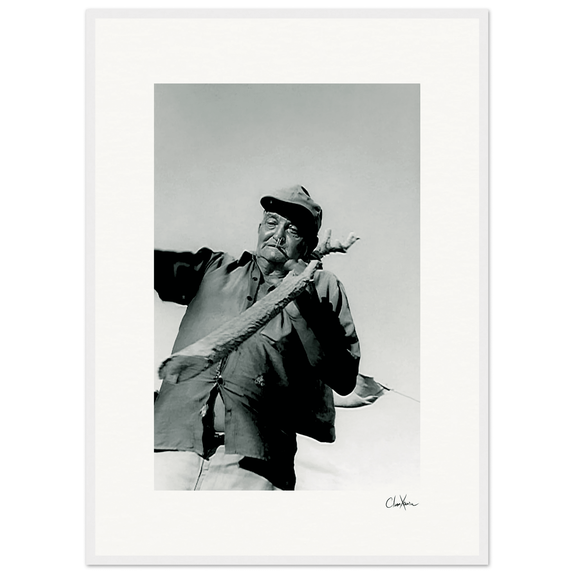 Everyday Hero Framed print 50x70 cm / 20x28″ White frame 15