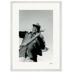 Everyday Hero Framed print 50x70 cm / 20x28″ White frame 22