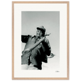 Everyday Hero Framed print 50x70 cm / 20x28″ Wood frame 37