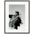 Everyday Hero Framed print 60x80 cm / 24x32″ Black frame 49