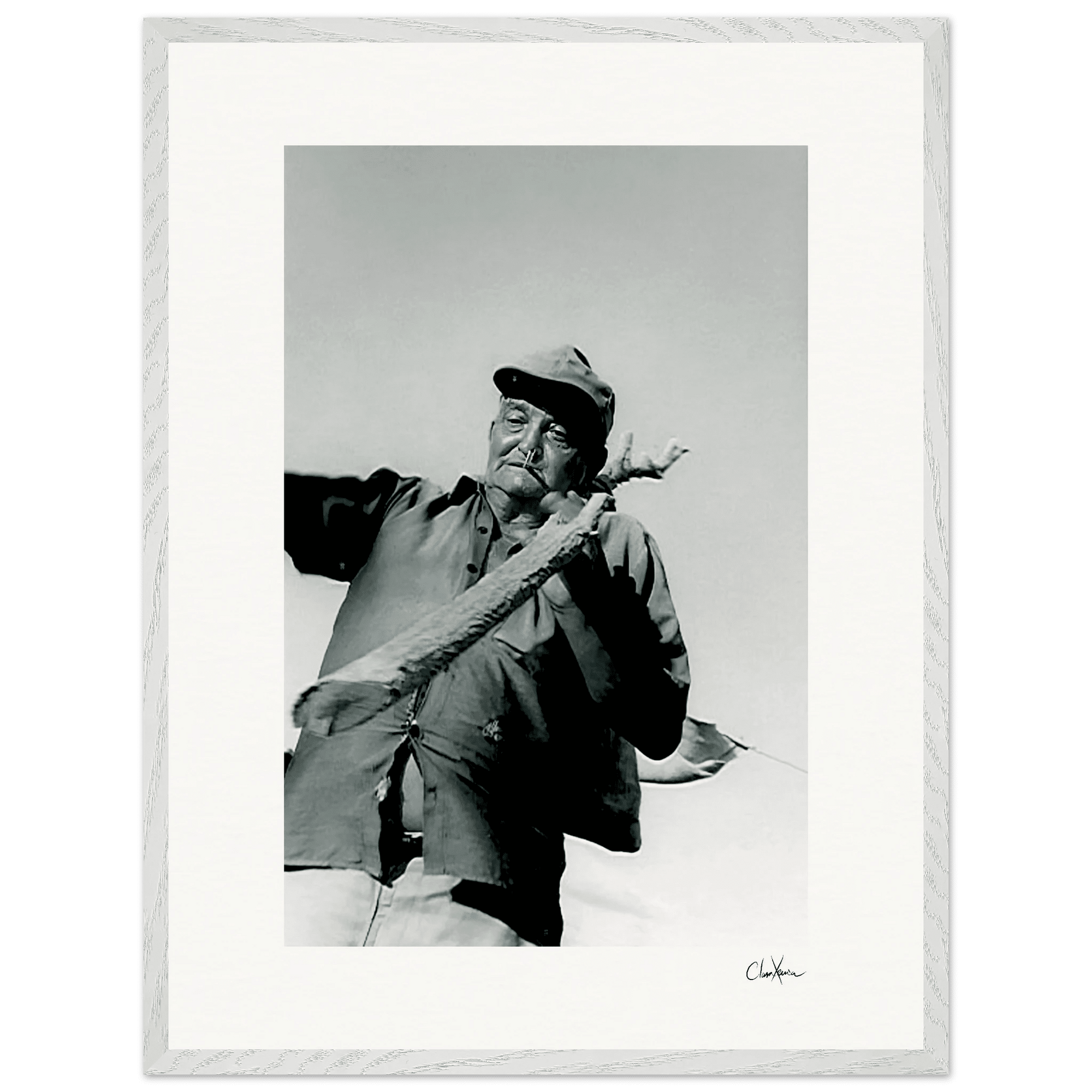 Everyday Hero Framed print 60x80 cm / 24x32″ White frame 20