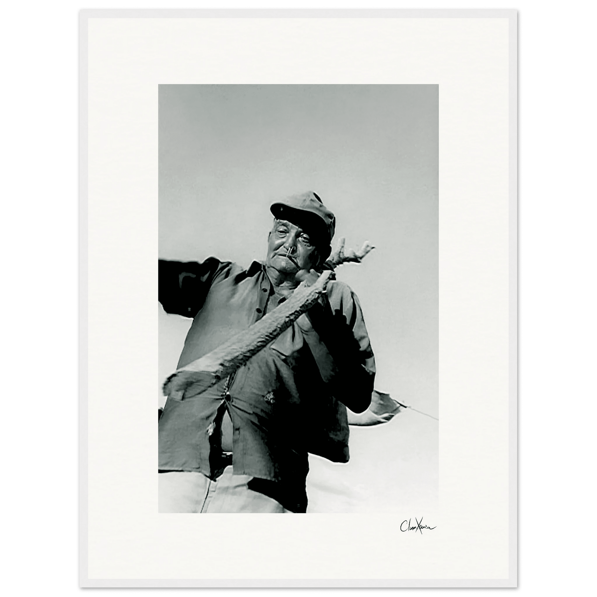 Everyday Hero Framed print 60x80 cm / 24x32″ White frame 7