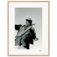 Everyday Hero Framed print 60x80 cm / 24x32″ Wood frame 39