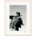 Everyday Hero Framed print 60x80 cm / 24x32″ Wood frame 24