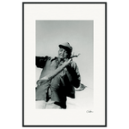 Everyday Hero Framed print 60x90 cm / 24x36″ Black frame 69