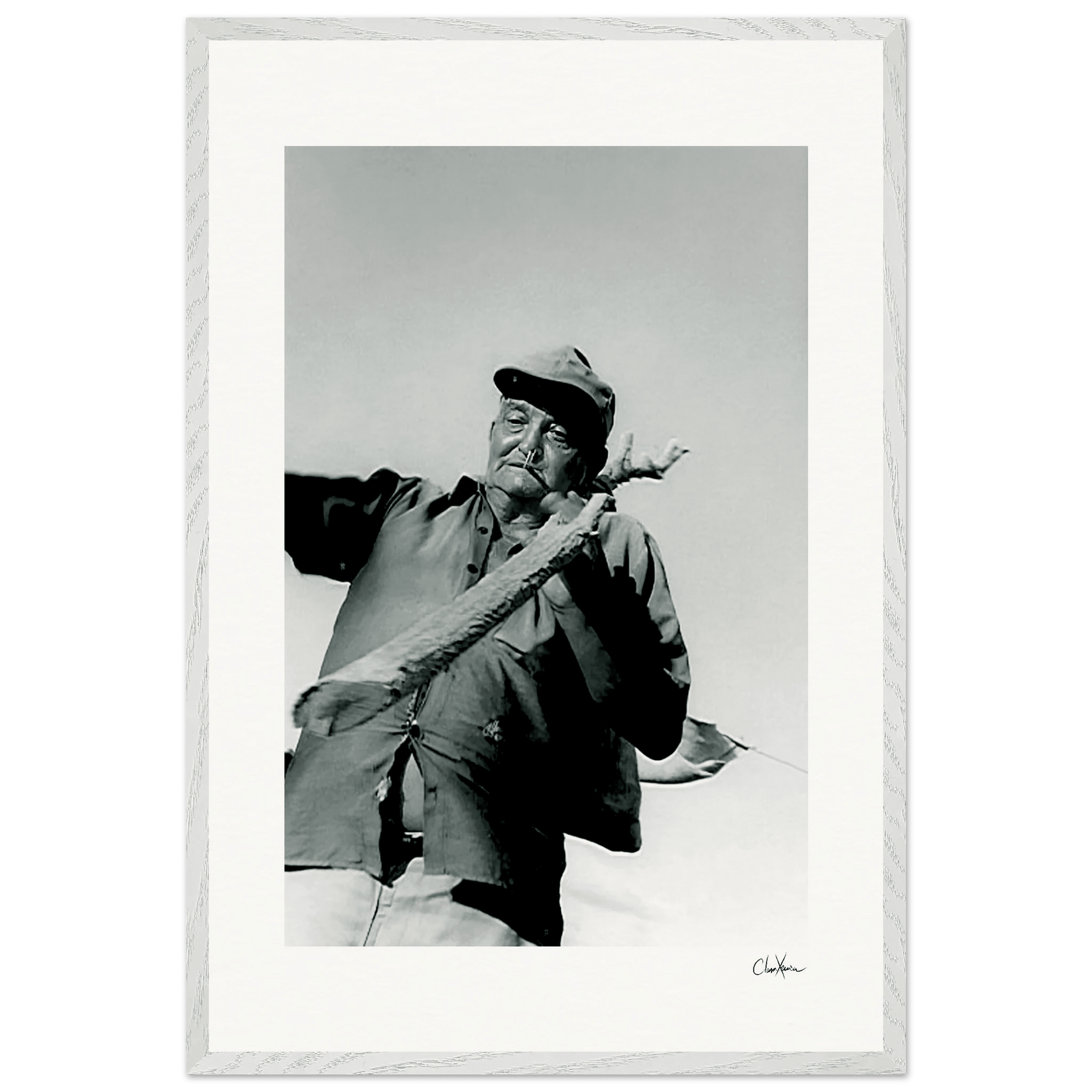 Everyday Hero Framed print 60x90 cm / 24x36″ White frame 7