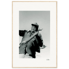Everyday Hero Framed print 60x90 cm / 24x36″ Wood frame 39