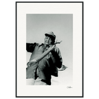 Everyday Hero Framed print 70x100 cm / 28x40″ Black frame 61
