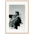 Everyday Hero Framed print 70x100 cm / 28x40″ Wood frame 26