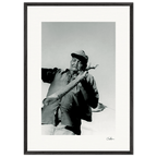 Everyday Hero Framed print A1 (59.4 x 84.1 cm) Black frame 45