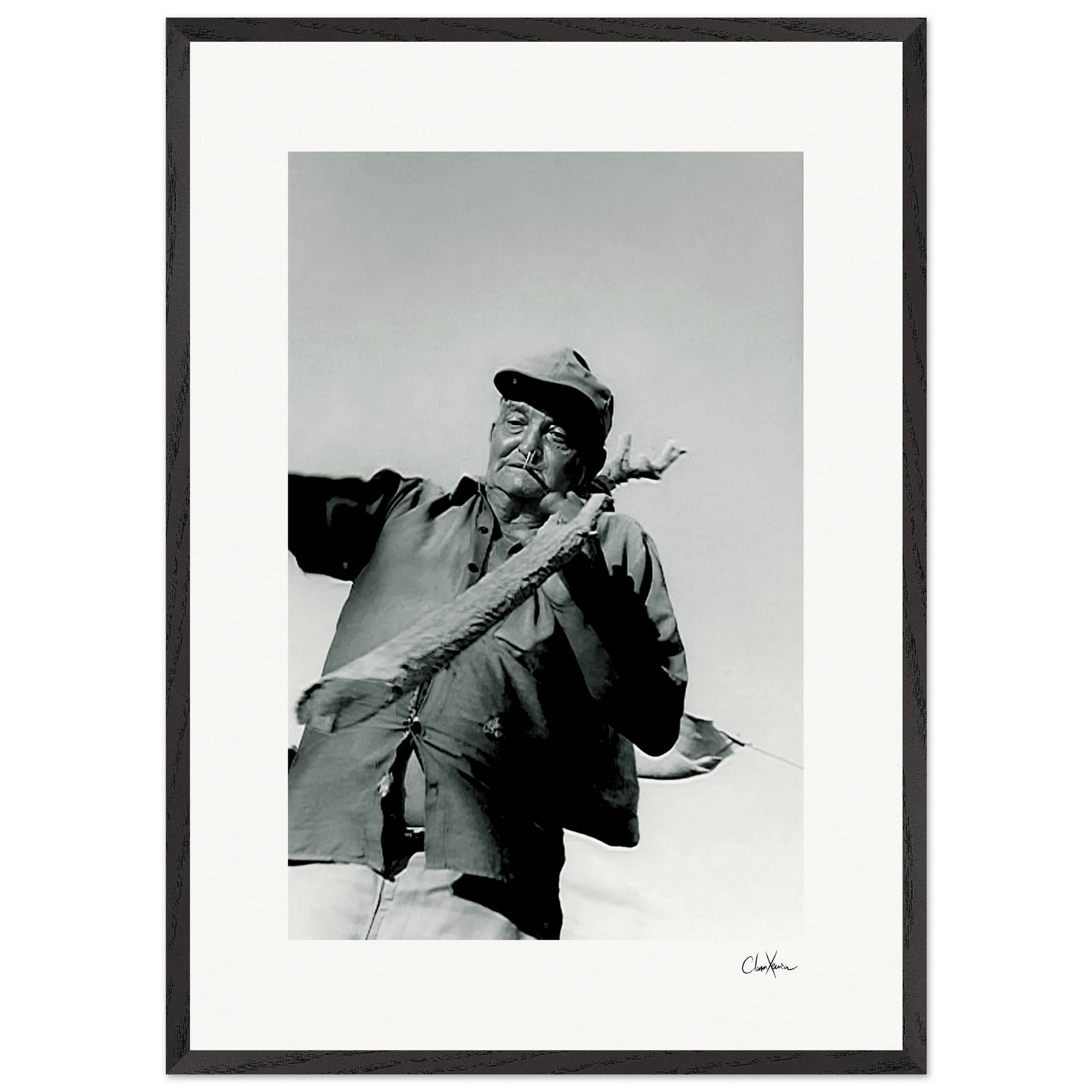 Everyday Hero Framed print A1 (59.4 x 84.1 cm) Black frame 45