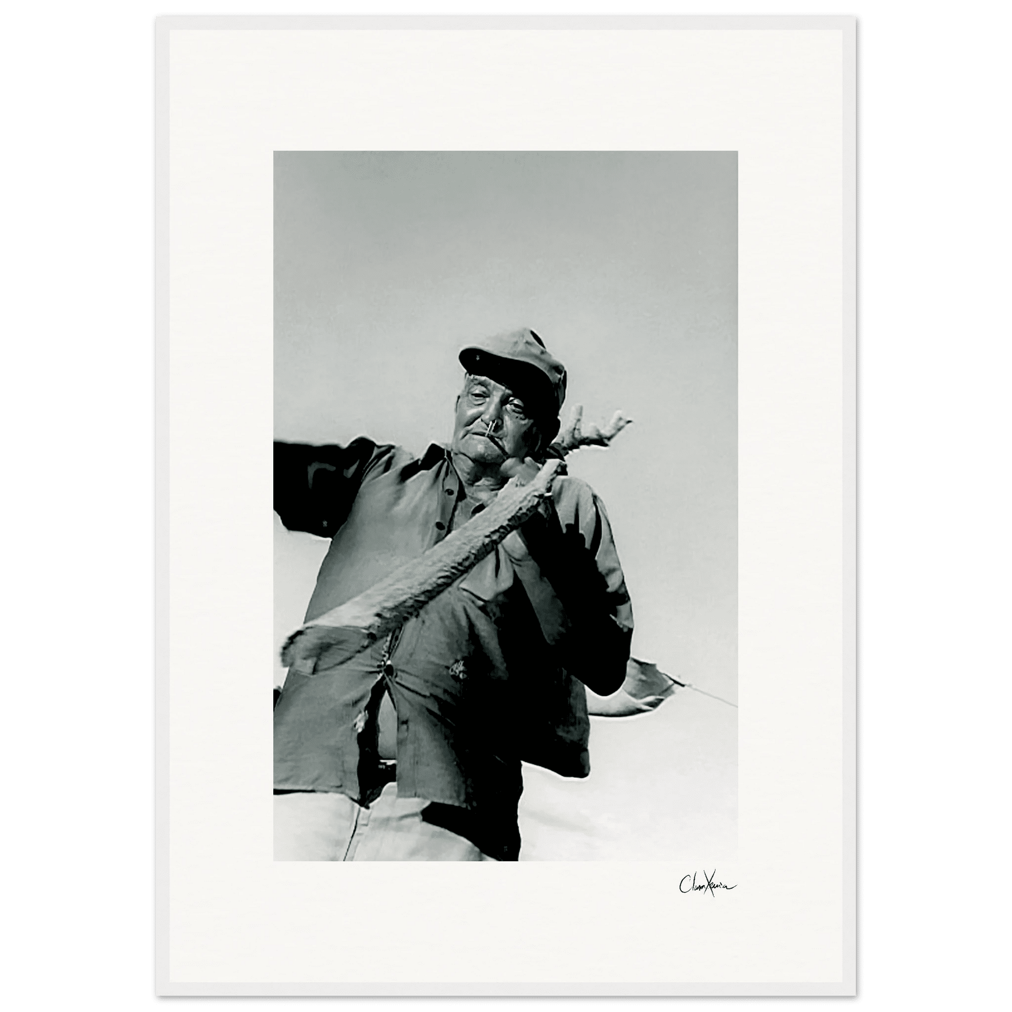 Everyday Hero Framed print A1 (59.4 x 84.1 cm) White frame 20