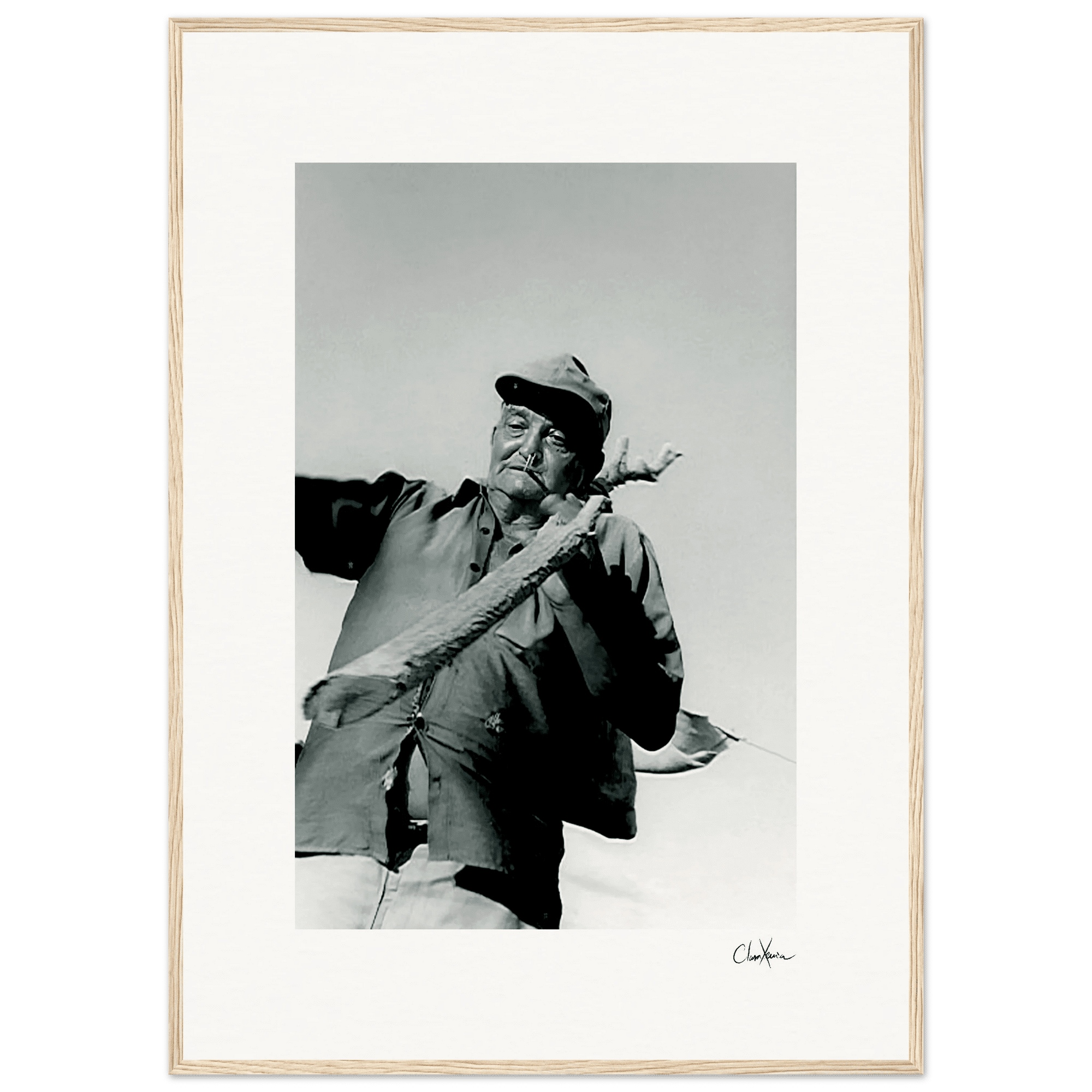 Everyday Hero Framed print A1 (59.4 x 84.1 cm) Wood frame 37