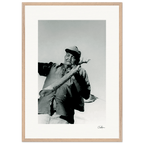 Everyday Hero Framed print A1 (59.4 x 84.1 cm) Wood frame 30
