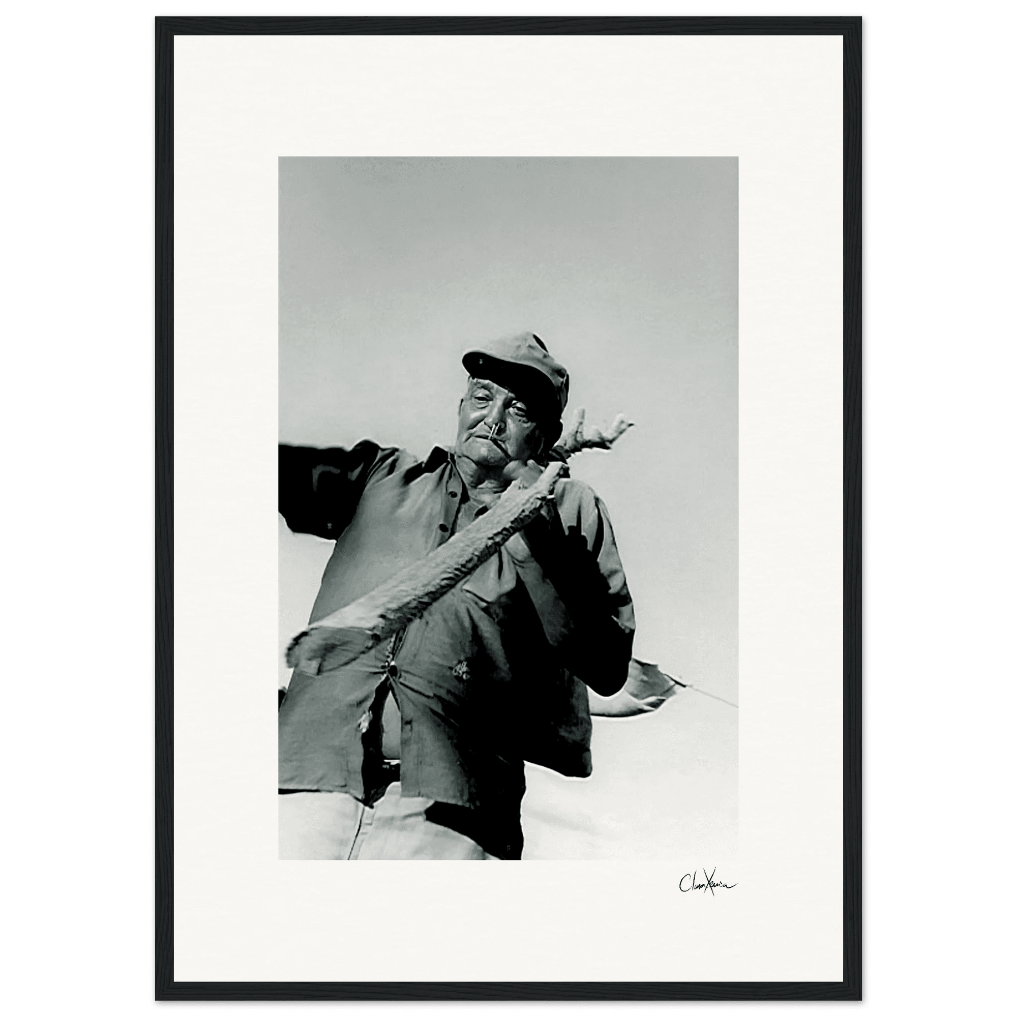 Everyday Hero Framed print A2 (42 x 59.4 cm) Black frame 70