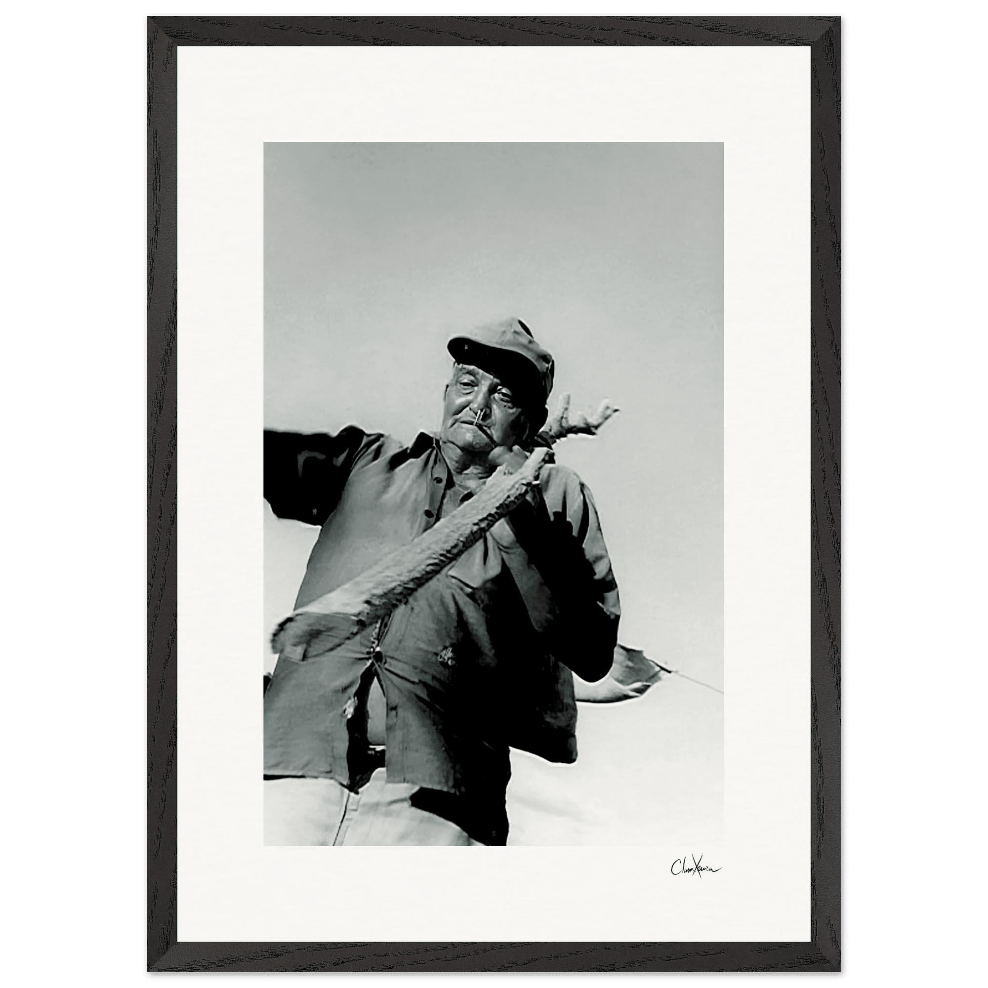 Everyday Hero Framed print A2 (42 x 59.4 cm) Black frame 42