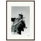 Everyday Hero Framed print A2 (42 x 59.4 cm) Dark wood frame 54