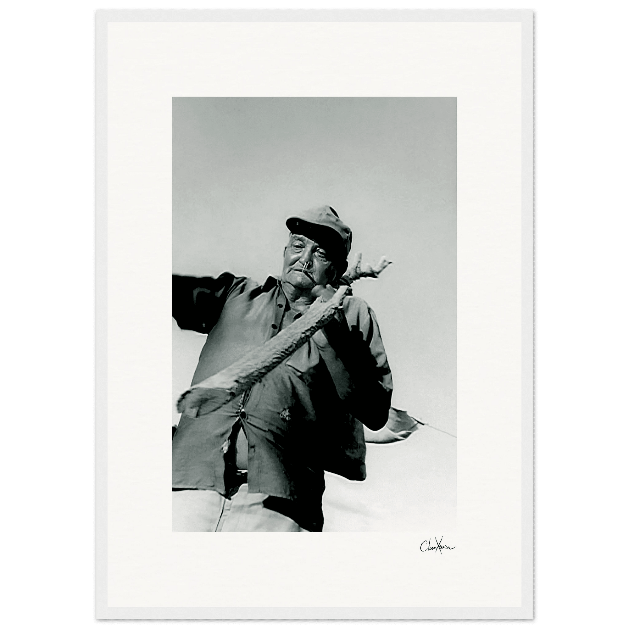 Everyday Hero Framed print A2 (42 x 59.4 cm) White frame 16