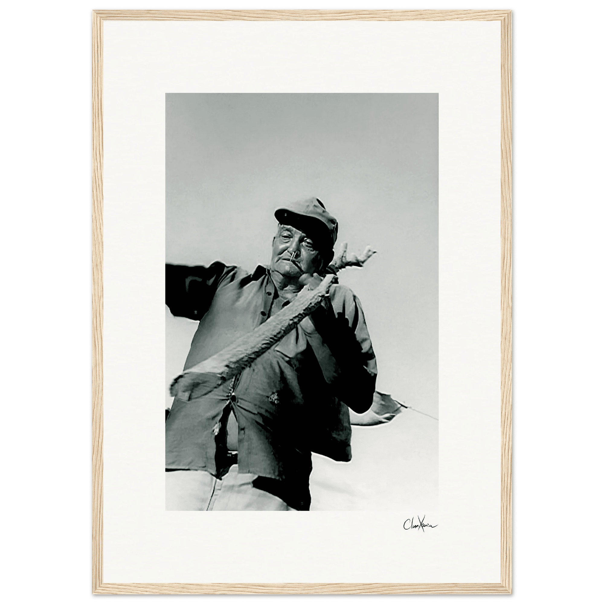 Everyday Hero Framed print A2 (42 x 59.4 cm) Wood frame 41