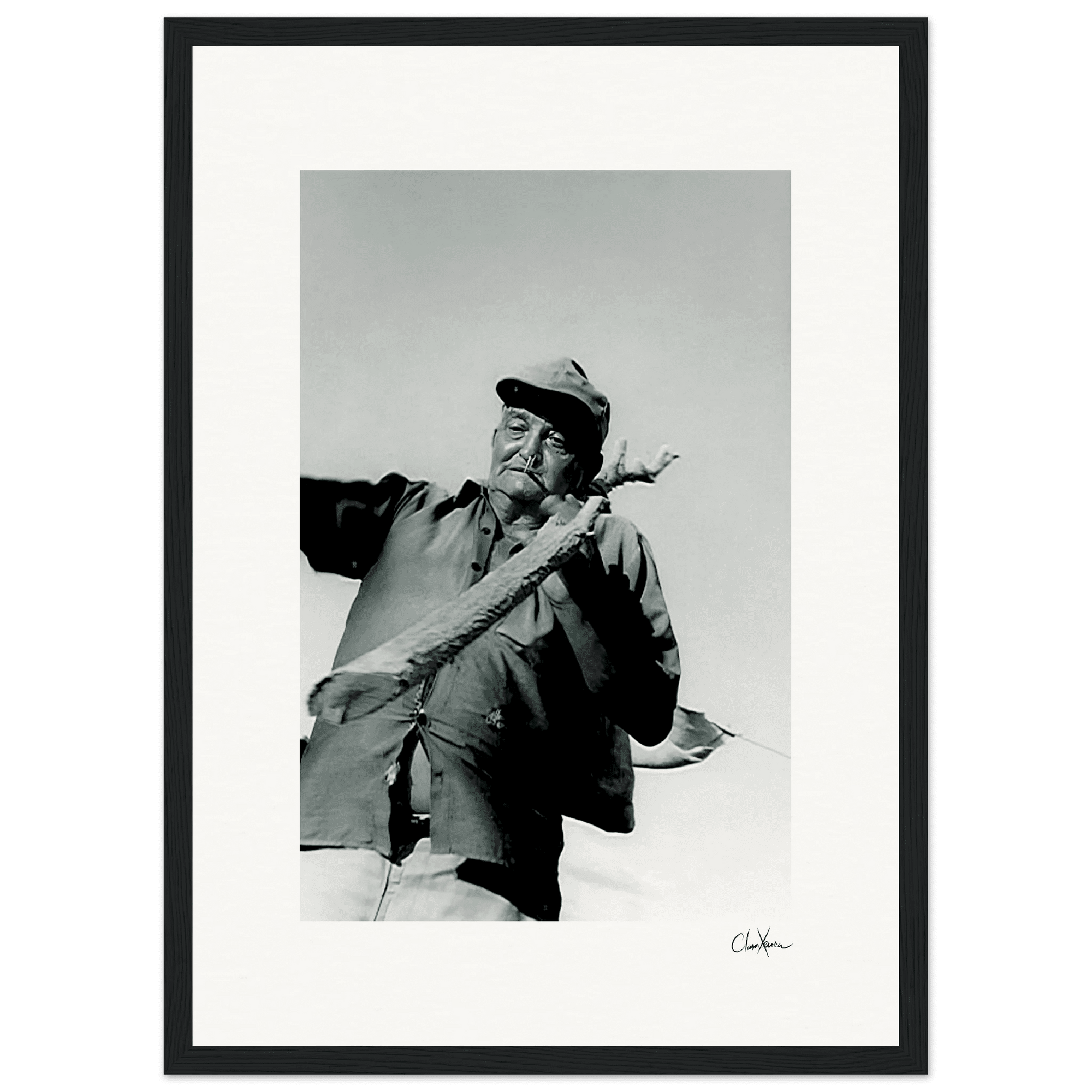 Everyday Hero Framed print A3 (29.7 x 42 cm) Black frame 68