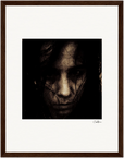 Face It Framed print 27x35 cm / 11x14″ Dark wood frame 25