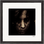 Face It Framed print 30x30 cm / 12x12″ Black frame 29