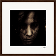 Face It Framed print 30x30 cm / 12x12″ Dark wood frame 26