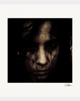 Face It Framed print 30x30 cm / 12x12″ White frame 8
