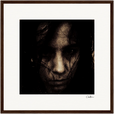 Face It Framed print 40x40 cm / 16x16″ Dark wood frame 28