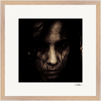 Face It Framed print 40x40 cm / 16x16″ Wood frame 21
