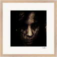 Face It Framed print 40x40 cm / 16x16″ Wood frame 21