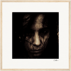 Face It Framed print 40x40 cm / 16x16″ Wood frame 20