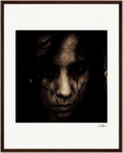 Face It Framed print 40x50 cm / 16x20″ Dark wood frame 29