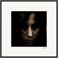 Face It Framed print 50x50 cm / 20x20″ Black frame 40