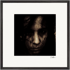 Face It Framed print 50x50 cm / 20x20″ Black frame 33