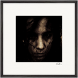 Face It Framed print 50x50 cm / 20x20″ Black frame 33