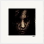 Face It Framed print 50x50 cm / 20x20″ White frame 13