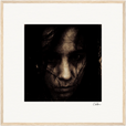 Face It Framed print 50x50 cm / 20x20″ Wood frame 22