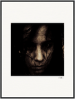 Face It Framed print 60x80 cm / 24x32″ Black frame 41