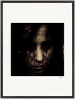 Face It Framed print 60x80 cm / 24x32″ Black frame 35