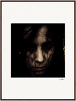 Face It Framed print 60x80 cm / 24x32″ Dark wood frame 31