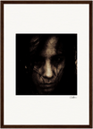 Face It Framed print A3 (29.7 x 42 cm) Dark wood frame 32