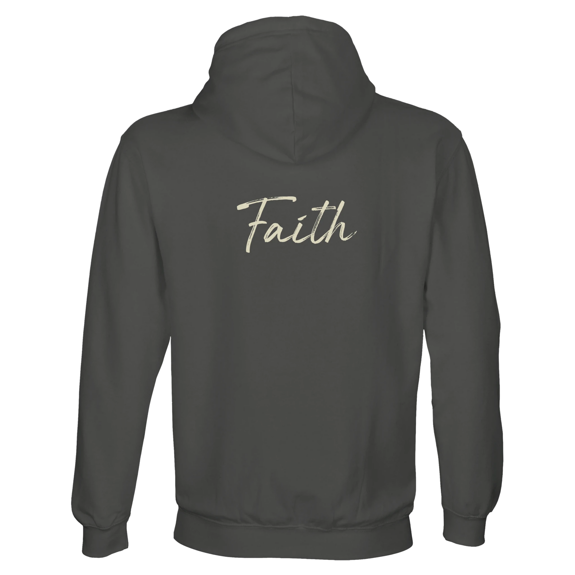Faith  Hoodie  "The Unwritten Path"charcoal melange 30