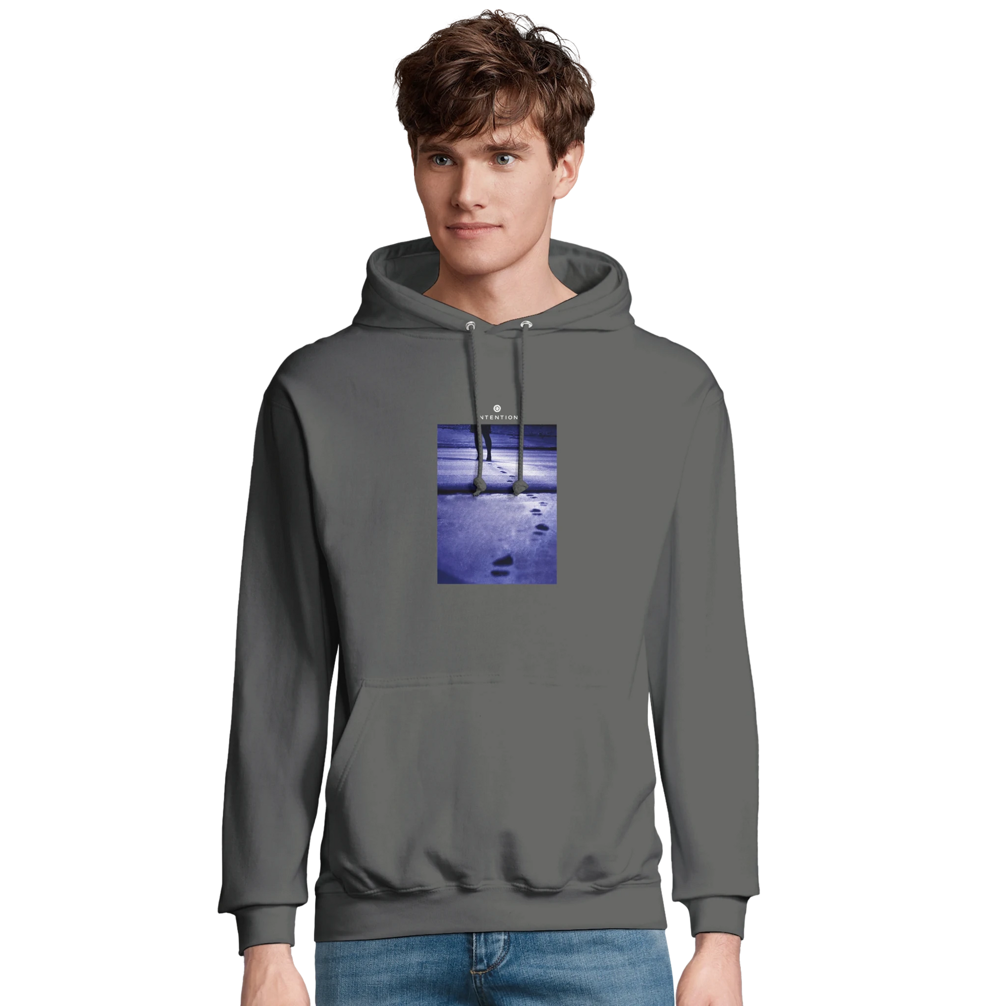 Faith  Hoodie  "The Unwritten Path"charcoal melange 31