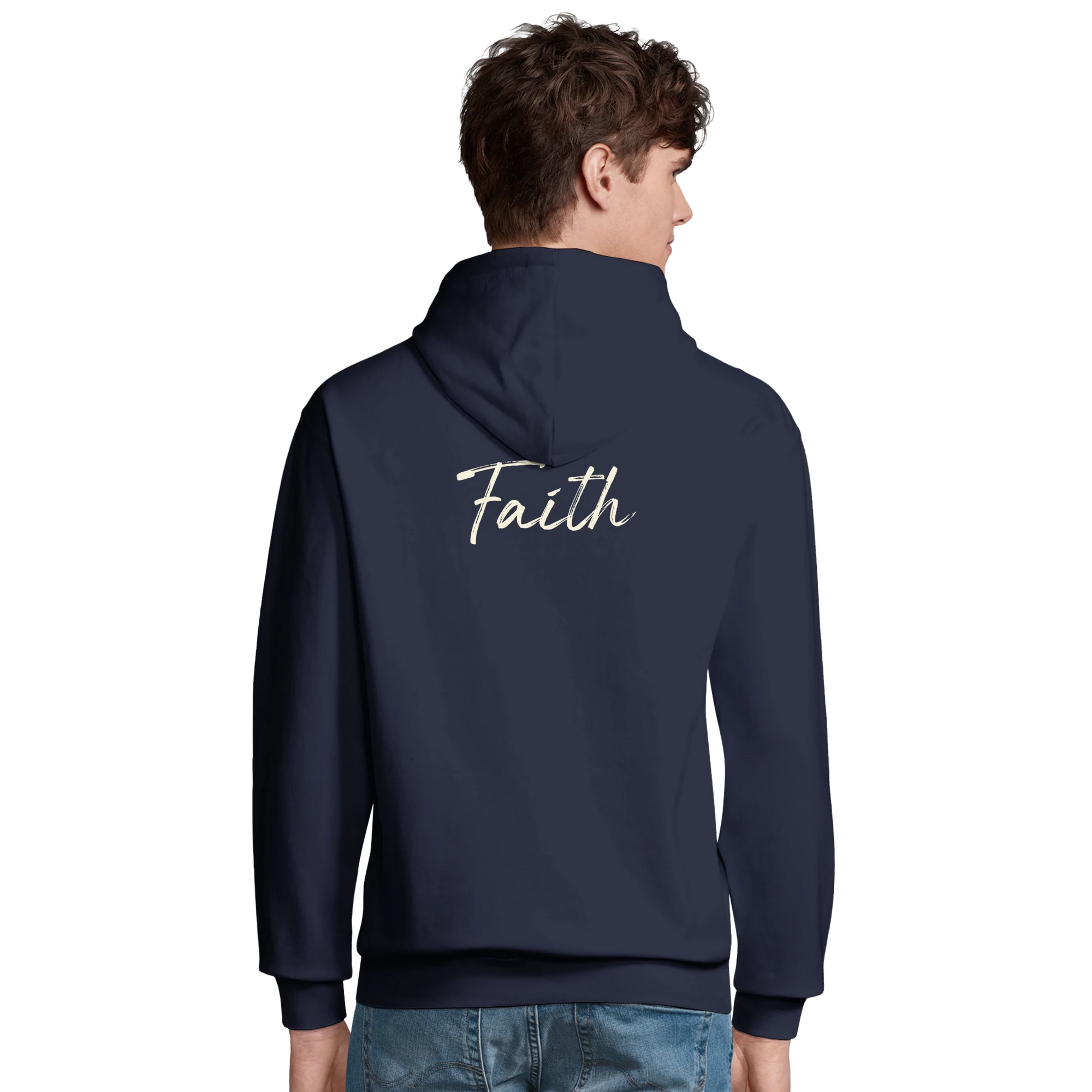 Faith  Hoodie  "The Unwritten Path"French Navy 22