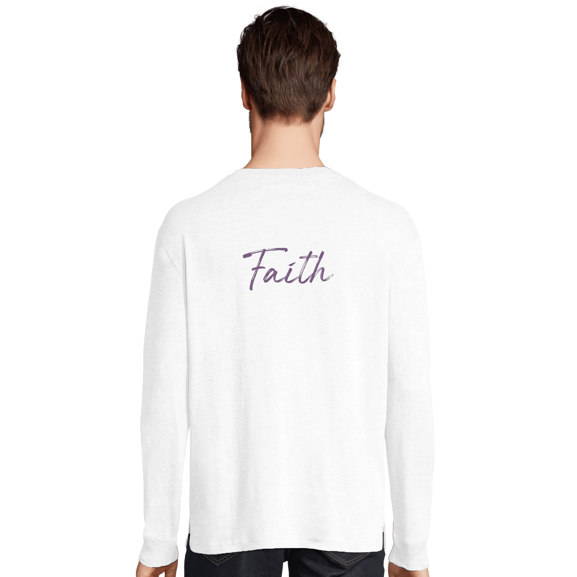 Faith - "The Unwritten Path" Long sleeve White XS 7