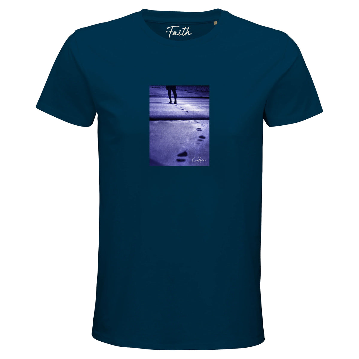Faith - "The Unwritten Path" T-shirt denim 1