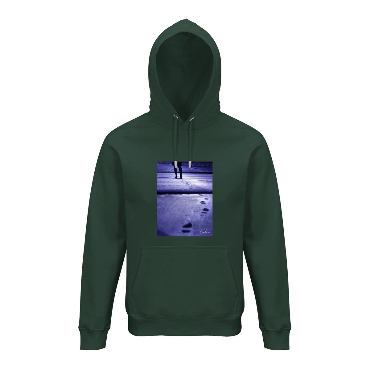 Faith - "The Unwritten Path" Hoodie Bottle Green 1