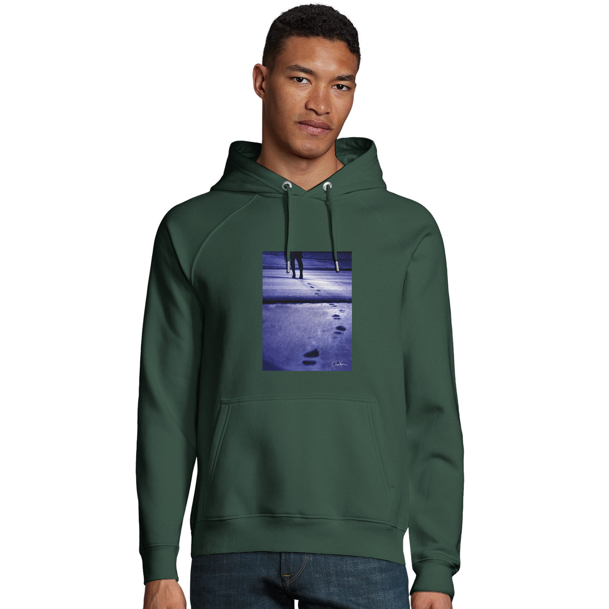 Faith - "The Unwritten Path" Hoodie Bottle Green 3