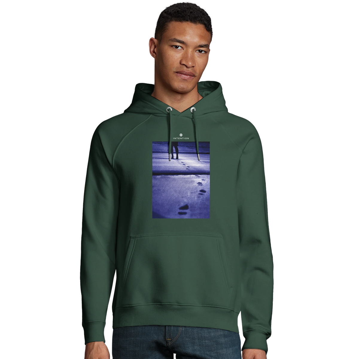 Faith - "The Unwritten Path" Hoodie Bottle Green 3